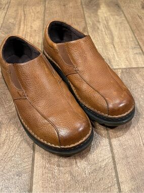 Doc Dr Martens Tevin Brown Leather Loafers Mens Size 11 M Slip On Casual Shoes